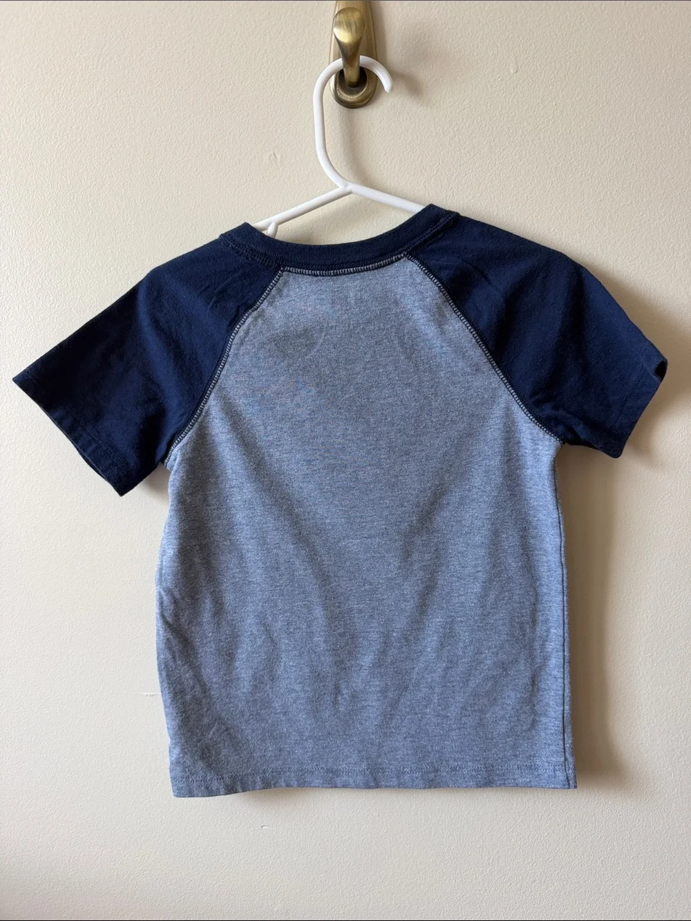 Bundle Cat & Jack Boys Tees Size 3T Navy and Gray Short-Sleev